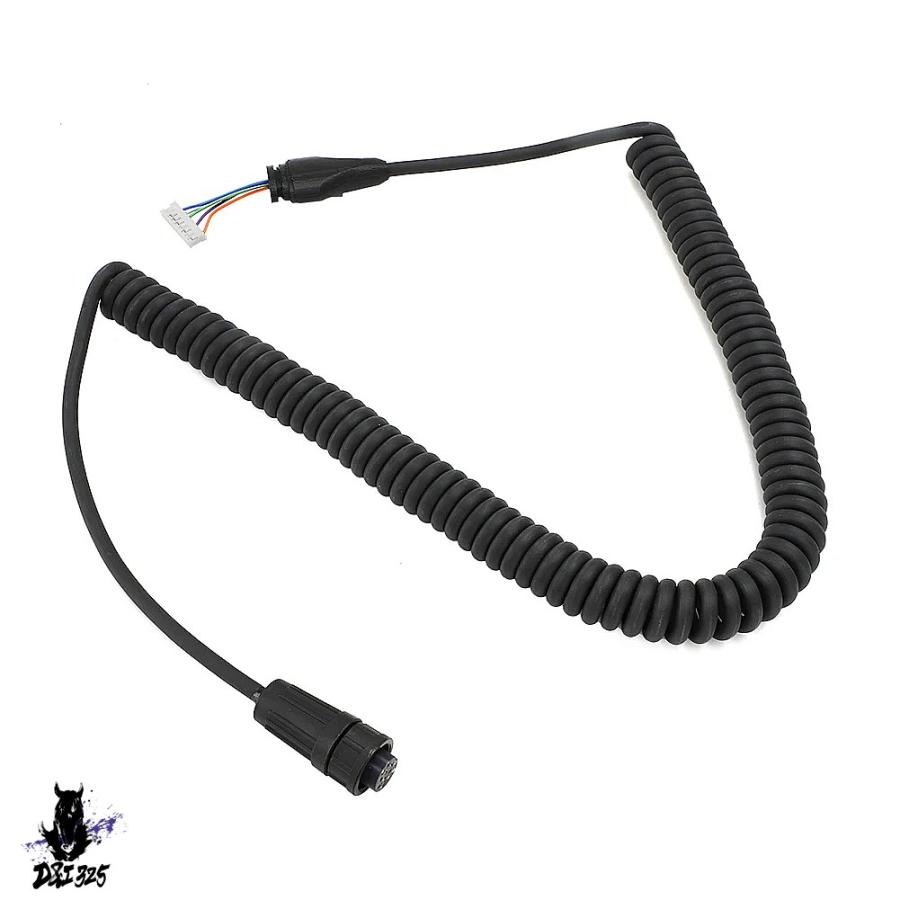 【互換品】 Garmin VHF 200ラジオ用 マイクハーネスコードケーブル コイル状交換 社外製_5