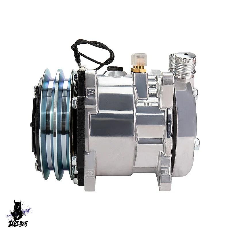 互換品】 505サンデンコンプレッサーSD505 5H09 12v/24v A2 vベルト