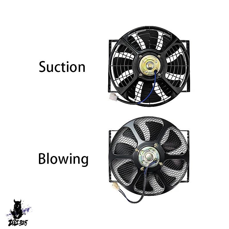 互換品】 汎用 電動ラジエーターファン 10インチ スリム a/c ac 車