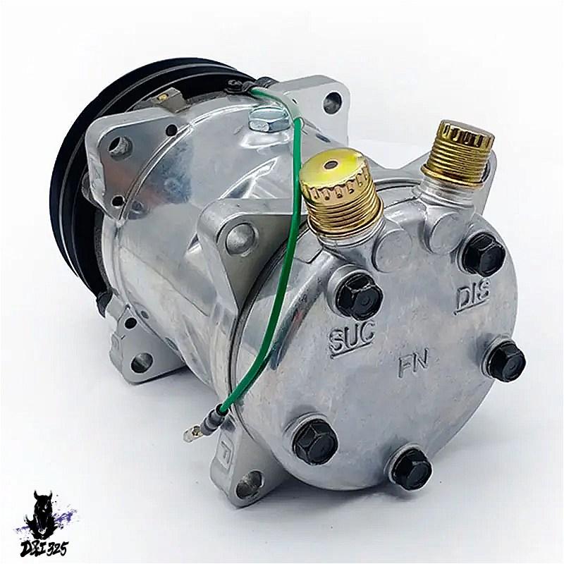 互換品】 サンデン 自動ACコンプレッサー 2ピンプーリー汎用 12v 24v
