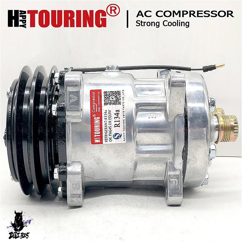 互換品】 サンデン709コンプレッサーSD709コンプレッサー サンデン7402