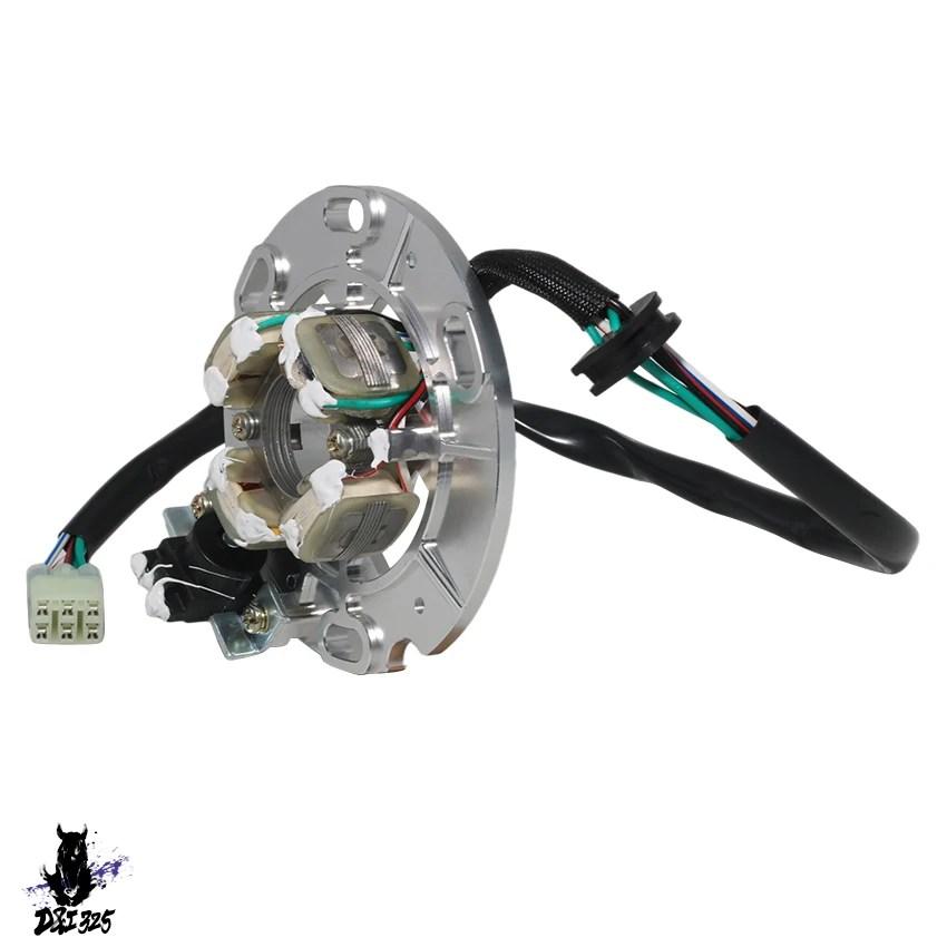 互換品】 バイク発電機ステータコイルコンプヤマハ YZ125 YZ125H1