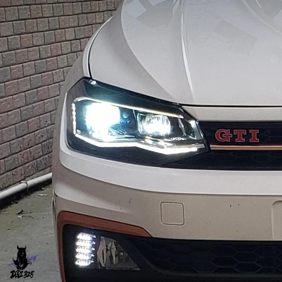 互換品】 VWポロ2019-2024 ヘッドライトシステム LEDヘッドライト
