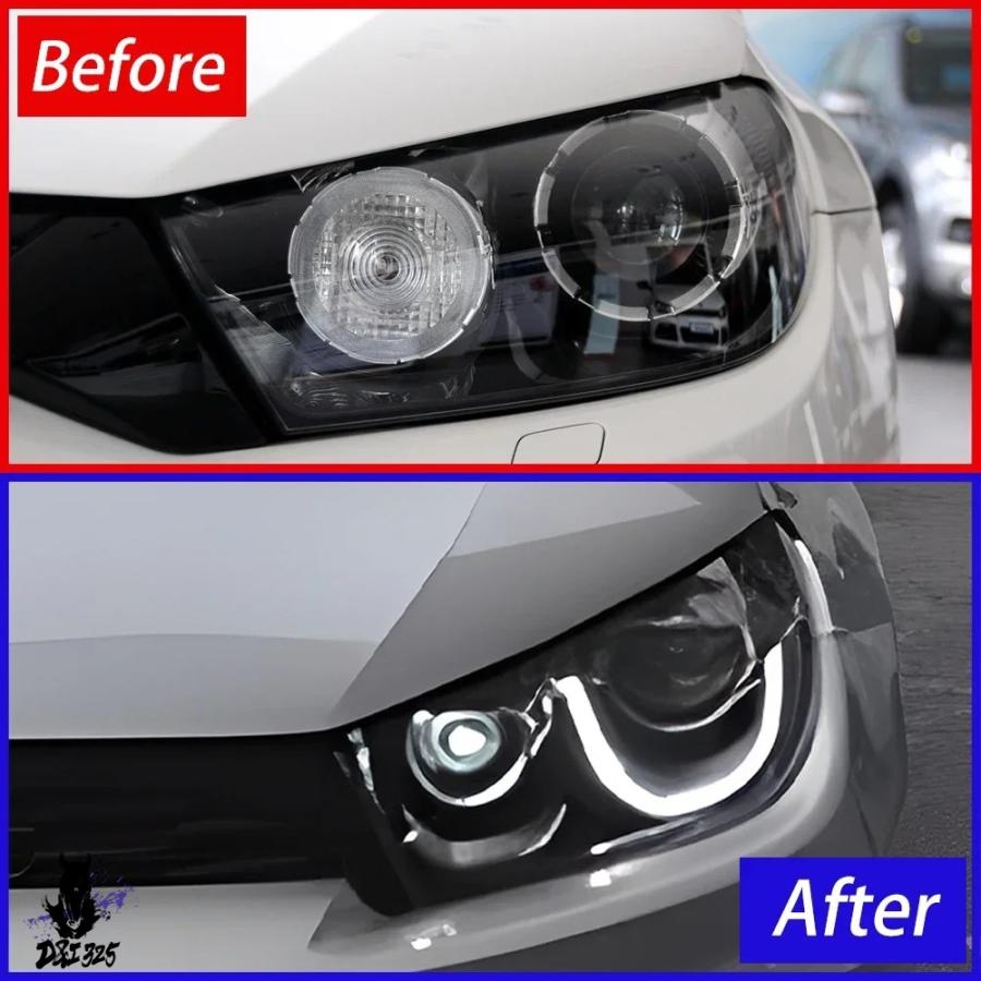 互換品】 2009-2014 VWシロッコ オリジナルヘッドライト LEDヘッド