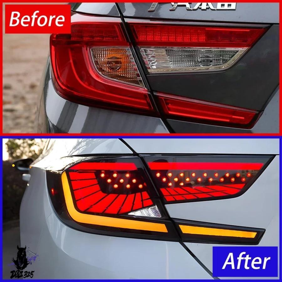 互換品】 自動リアバックランプホンダアコード 2018-2021 LED テール