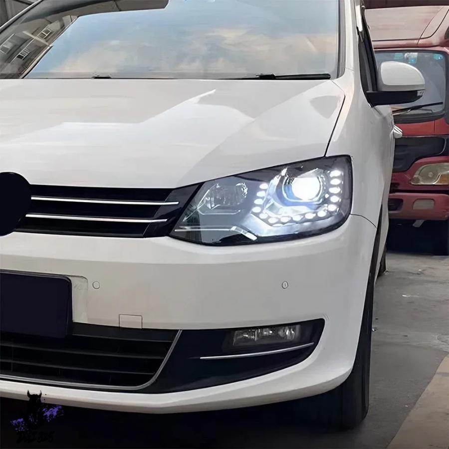 VW フォルクスワーゲン シャラン 2012 ヘッドライトセット 並行輸入品】カバー ヘッド ヘッドライト ライト フォルクスワーゲン