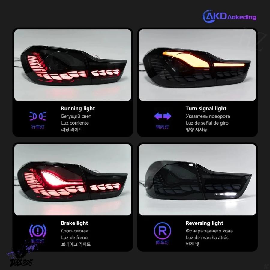 互換品】 BMW f32 f82 m4 gts f36 428i 435i LEDテールライト社外製