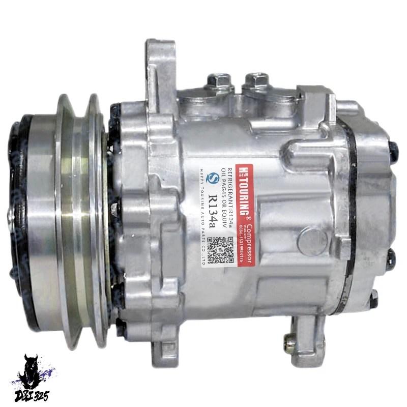 希少！　日立　エアコンコンプレッサー　MJ167－4GA1　C6142? 互換品】 SD7B10 AC コンプレッサー 22L-979-2200 22L-979-2211 7189