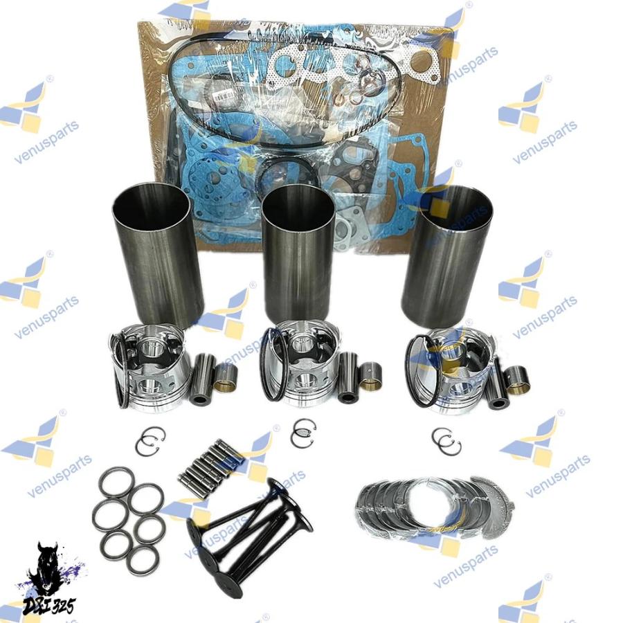 【互換品】 クボタ リビルドキットd1402 ピストンリング シリンダーライナー ガスケット一式 エンジンパーツ l2550dt l2550 l2650dt l2650dtgst社外製_2