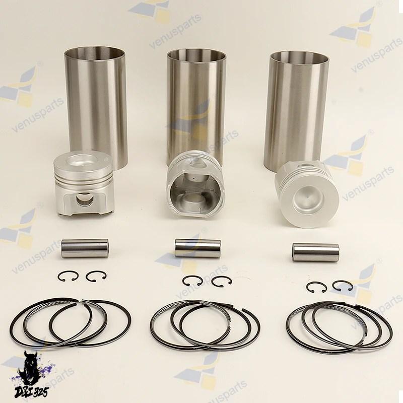 【互換品】 クボタ リビルドキットd1402 ピストンリング シリンダーライナー ガスケット一式 エンジンパーツ l2550dt l2550 l2650dt l2650dtgst社外製_3