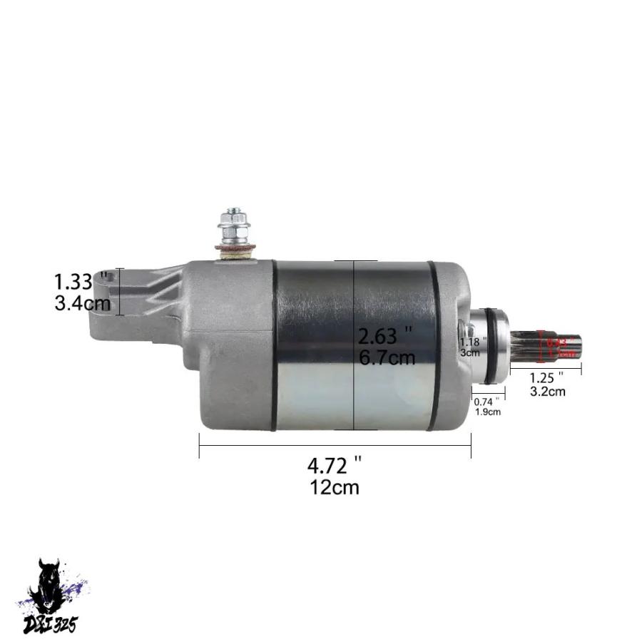 【互換品】 ホンダフォアマン スタータートゥース 500 450 400 trx500fe trx400 trx450 trx500 1995-2011 31200-hm7-003 31200-hm7-a41 社外 社外製