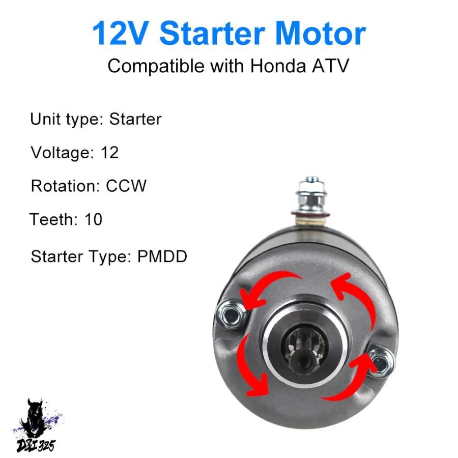 【互換品】 ホンダフォアマン スタータートゥース 500 450 400 trx500fe trx400 trx450 trx500 1995-2011 31200-hm7-003 31200-hm7-a41 社外 社外製