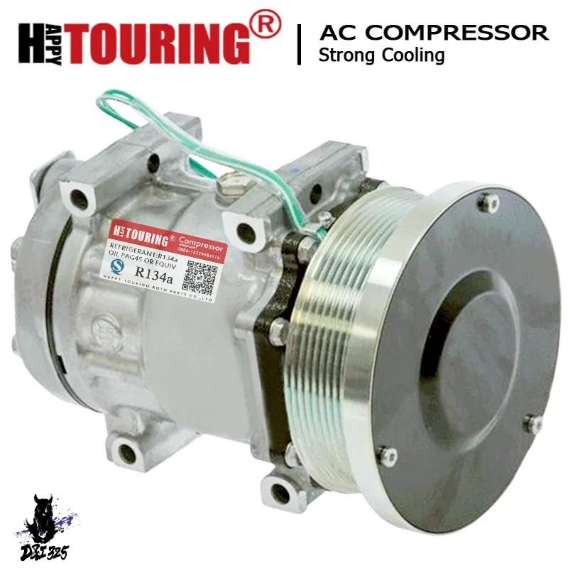 【互換品】 サンデンSD7H15コンプレッサーAC A/Cコンプレッサー キャタピラー4301 4769 1630872 1521837 ...