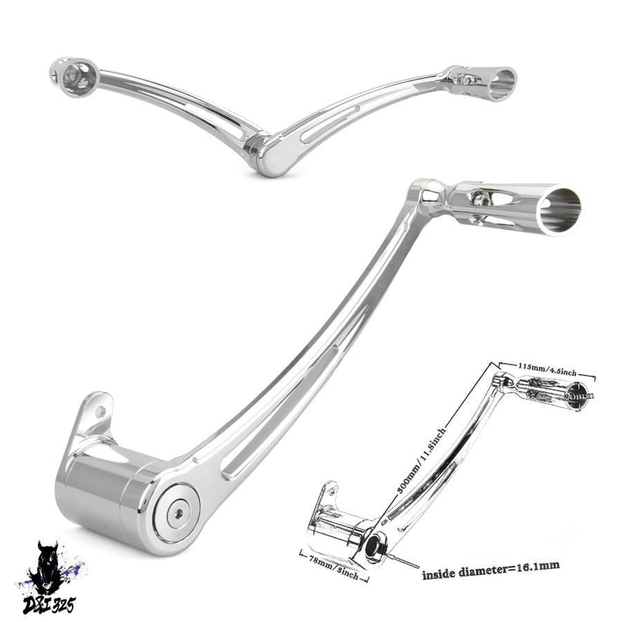 互換品】 クロームブレーキアームシフトシフターレバーハーレー
