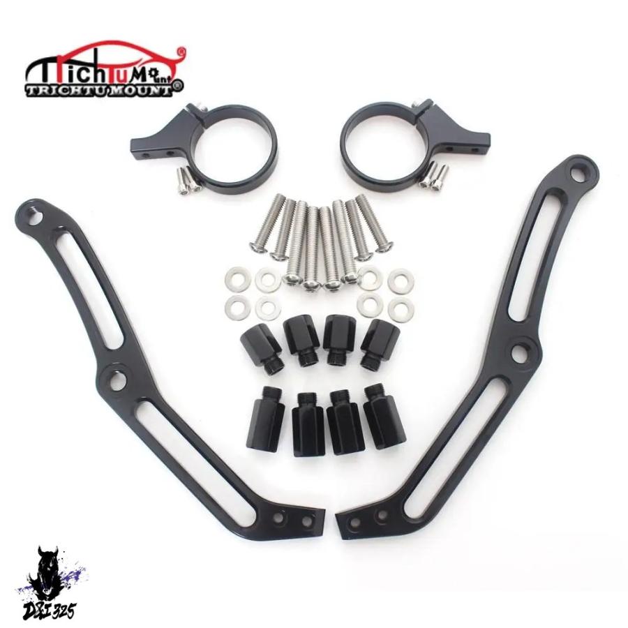 互換品】 バイクリモートリザーバーショックマウントブラケット