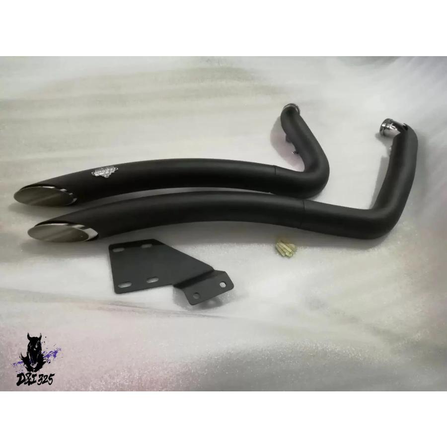 互換品】 バイク排気システムマフラーマフラーハーレーソフテイル
