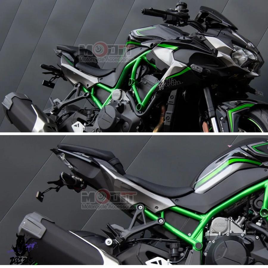 ナン 互換品】 カワサキ Z900 2017-2024 ZH2 2020-2025 バイクリアナンバー