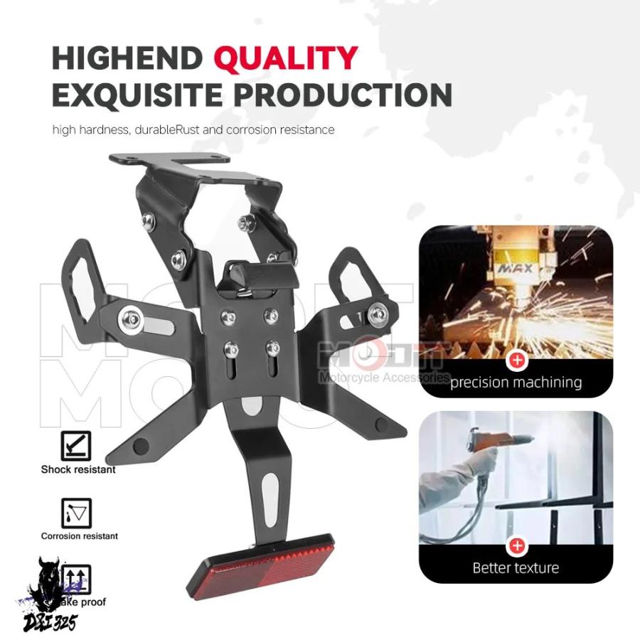 互換品】 カワサキ Z900 2017-2024 ZH2 2020-2025 バイクリアナンバー