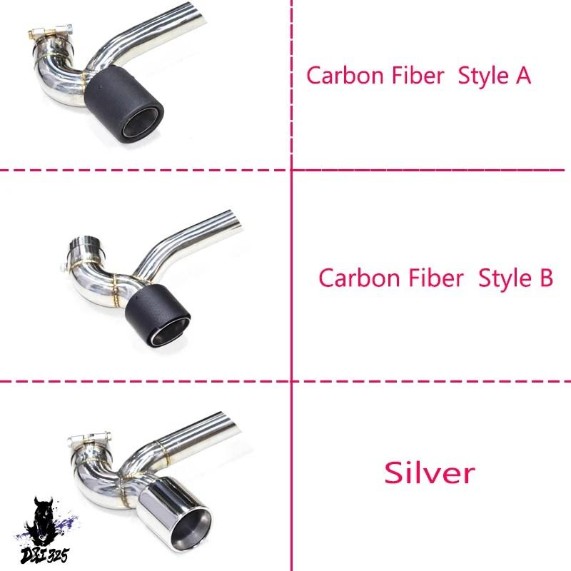互換品】 BMW ダブルエキゾーストチップ ステンレス スチール マフラー