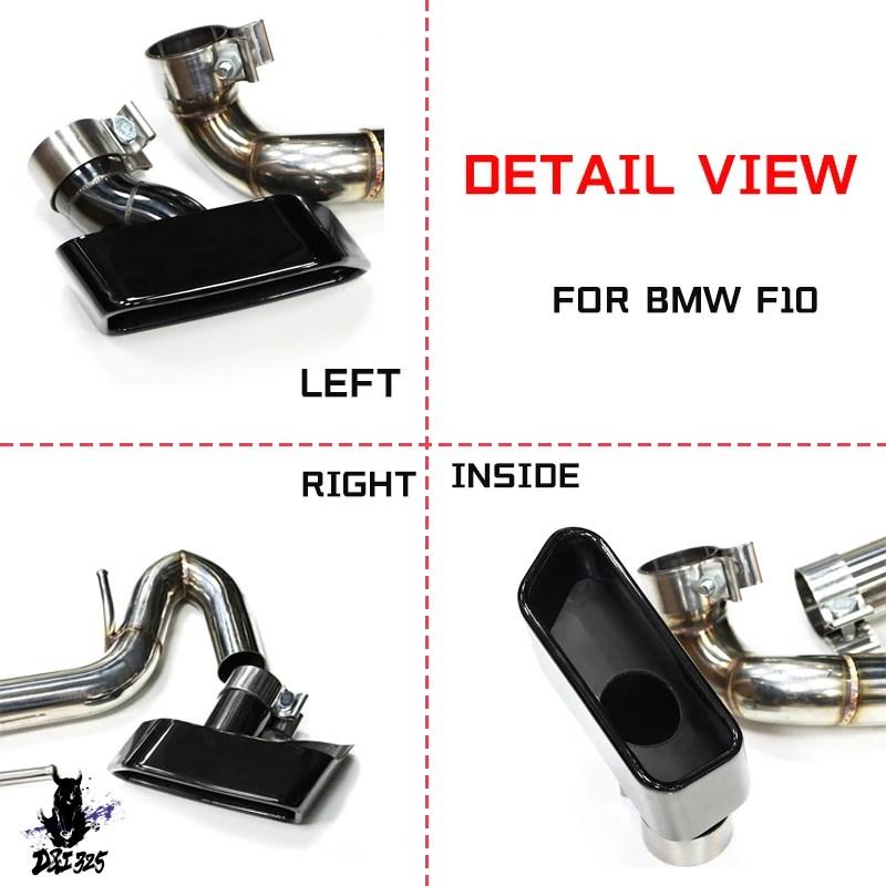 互換品】 BMW F10 F11 520i 525i 528i 535i デュアルエキゾースト