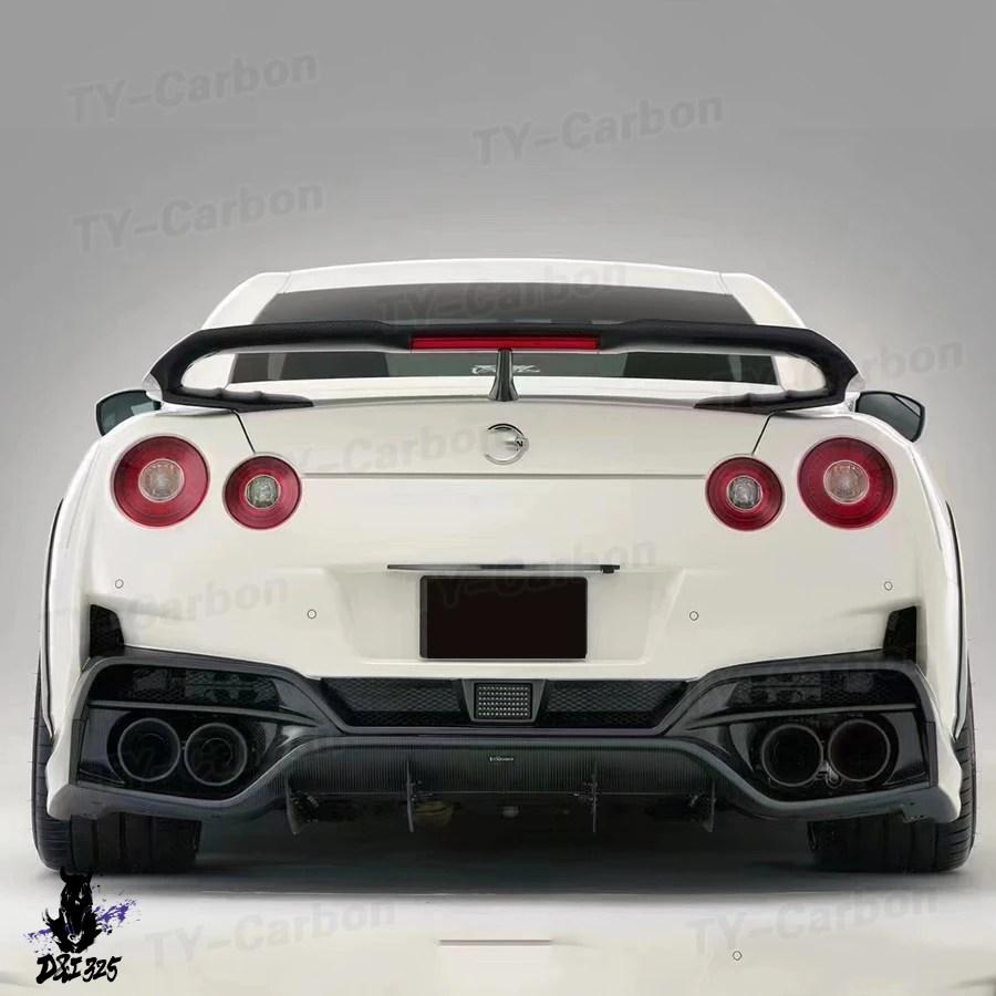互換品】 日産GTR R35 2008-2015 nismoアクセサリー カーボン製リア