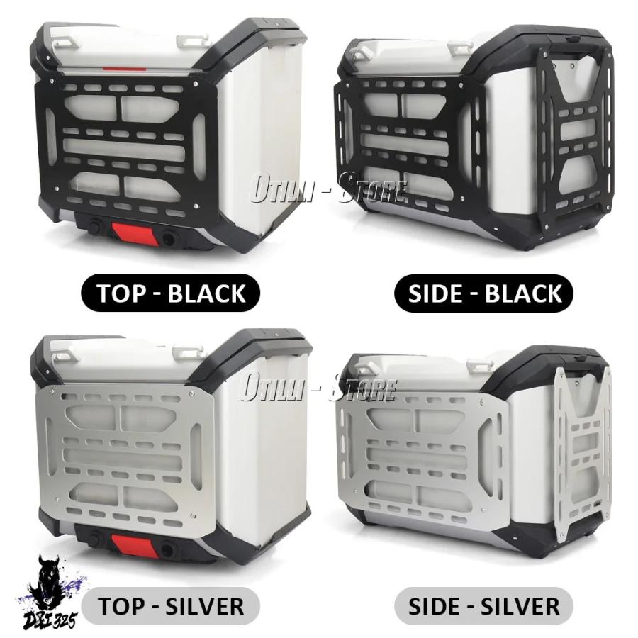 【互換品】 BMW R1300GS Adventure R1300 R 1300 GS ADV バイク トップボックス リア ラゲッジケース アルミ トランク テールボックス 保護カバー 社外製_19