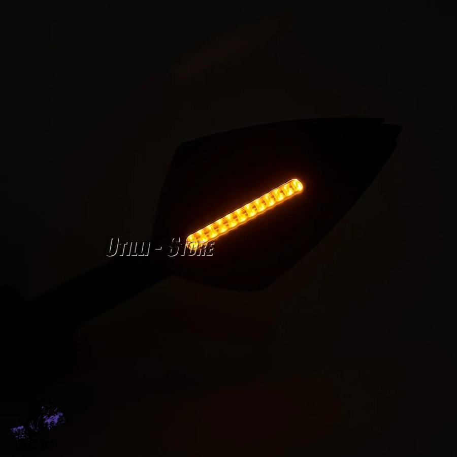 【互換品】 バイクバックミラー LED ウィンカーライト BMW S1000 RR S1000RR 2019-2025 サイドミラーアクセサリー_5