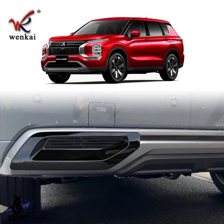 互換品】 リアバンパーカバー クロームガーニッシュ 三菱