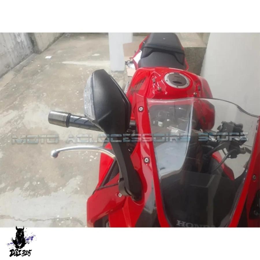 【互換品】 ホンダ cbr250r cbr300r cbr500r cbr650r cbr650f cbr1000r cbr250 cbr300 cbr500 cbr650 r/f ウィンカーライト保護ミラー 社外製の画像
