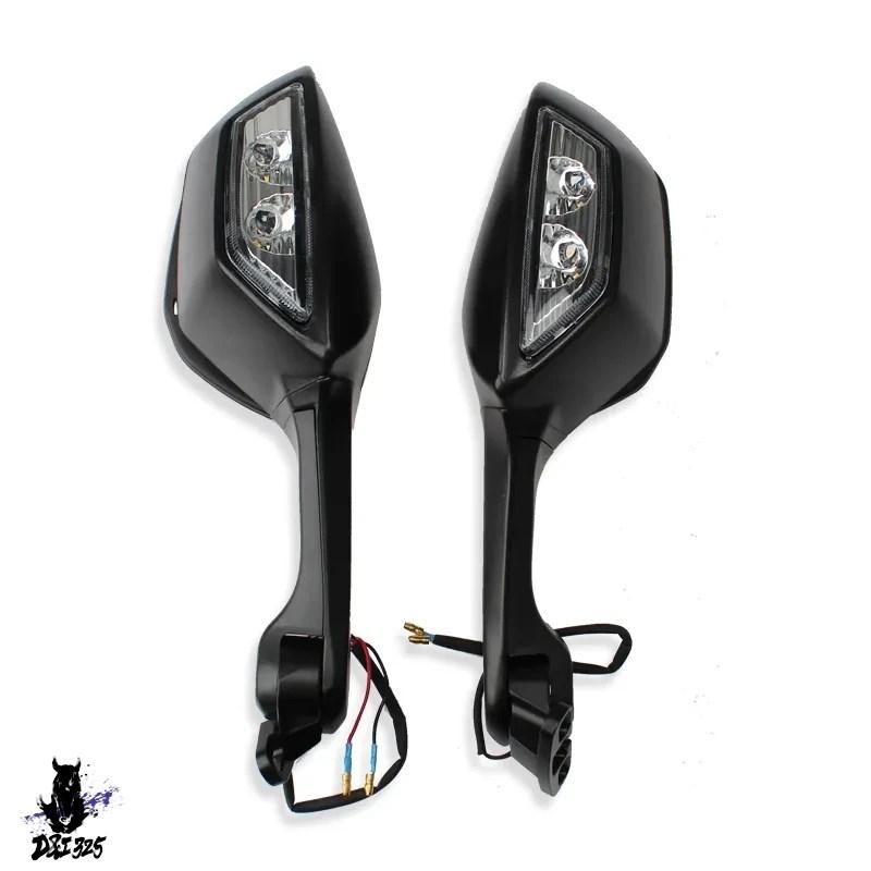 【互換品】 ホンダ cbr250r cbr300r cbr500r cbr650r cbr650f cbr1000r cbr250 cbr300 cbr500 cbr650 r/f ウィンカーライト保護ミラー 社外製の画像