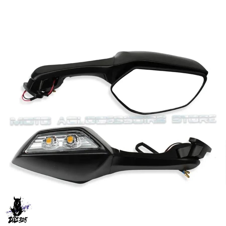 【互換品】 ホンダ cbr250r cbr300r cbr500r cbr650r cbr650f cbr1000r cbr250 cbr300 cbr500 cbr650 r/f ウィンカーライト保護ミラー 社外製の画像