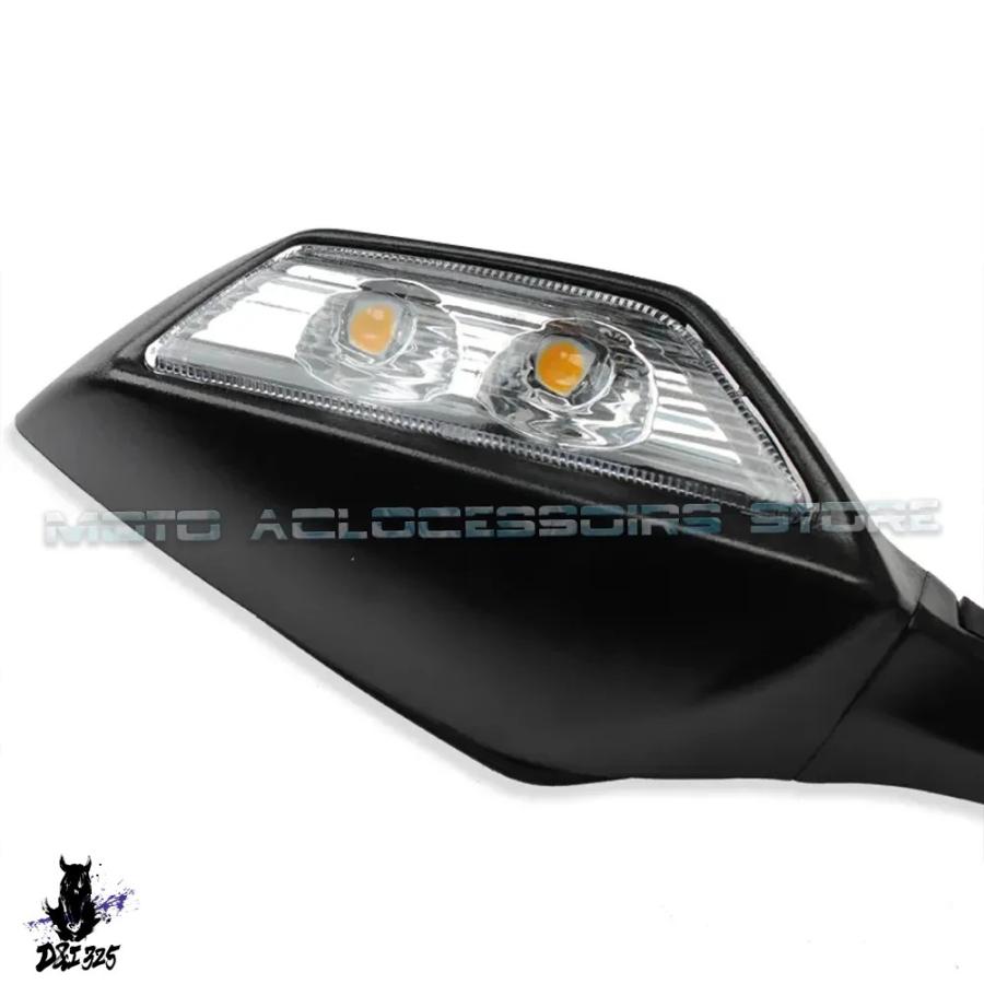 【互換品】 ホンダ cbr250r cbr300r cbr500r cbr650r cbr650f cbr1000r cbr250 cbr300 cbr500 cbr650 r/f ウィンカーライト保護ミラー 社外製の画像