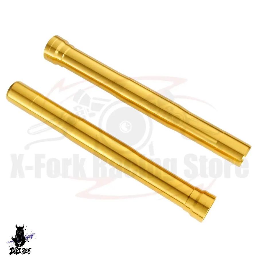 Kawasaki　Z750-Dフロント アウターチューブ❗️未使用 互換品】 2xGold フロントアウターフォークレッグチューブ 475 mm