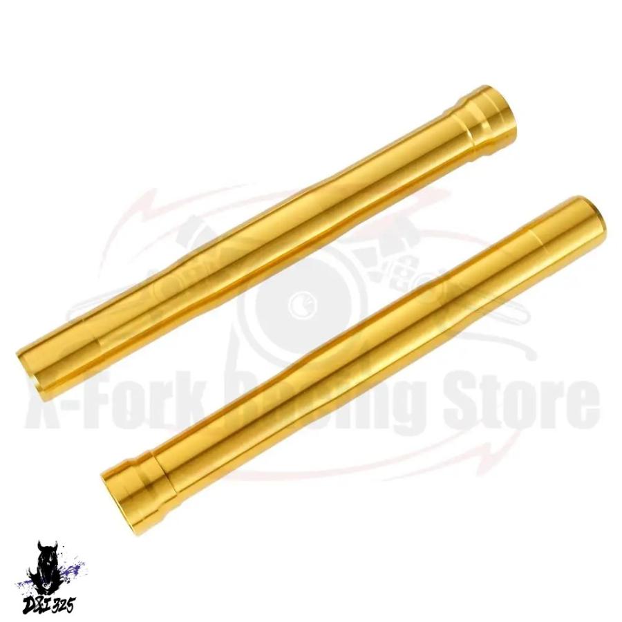 互換品】 2xGold フロントアウターフォークレッグチューブ 475 mm