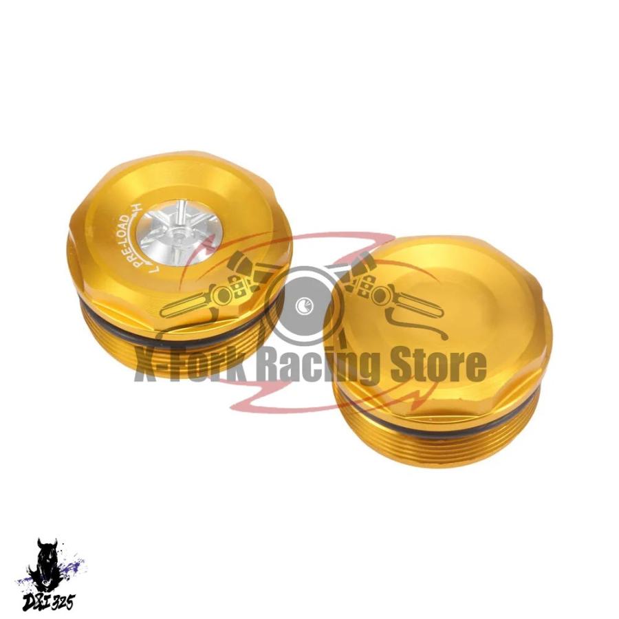 互換品】 プリロードフォークキャップカバーフォークボルト Kawasaki