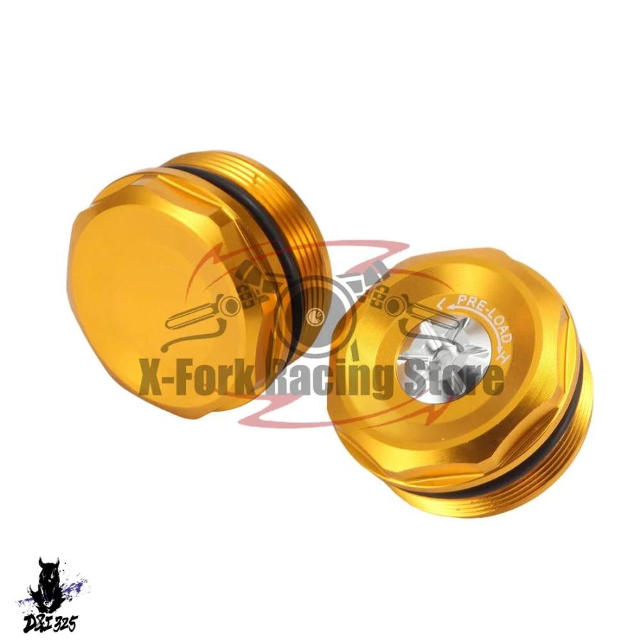 互換品】 プリロードフォークキャップカバーフォークボルト Kawasaki
