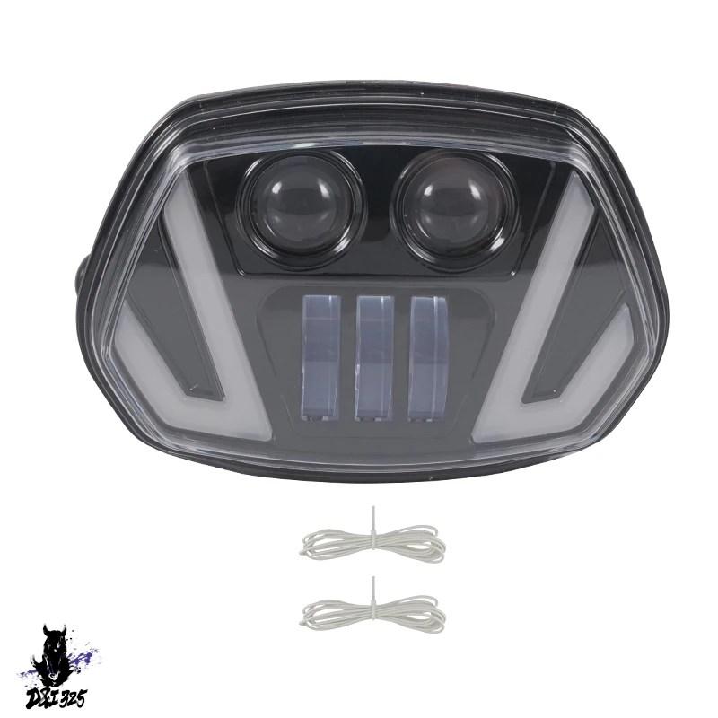 【互換品】 Vespa Sprint 150 GL / Super GTR DRLヘッドライト（ハイ/ロービーム） バイク LEDウインカー 社外製_4