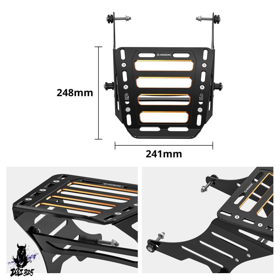 互換品】 リアキャリアハーレースポーツスター 883 XL883L カスタム