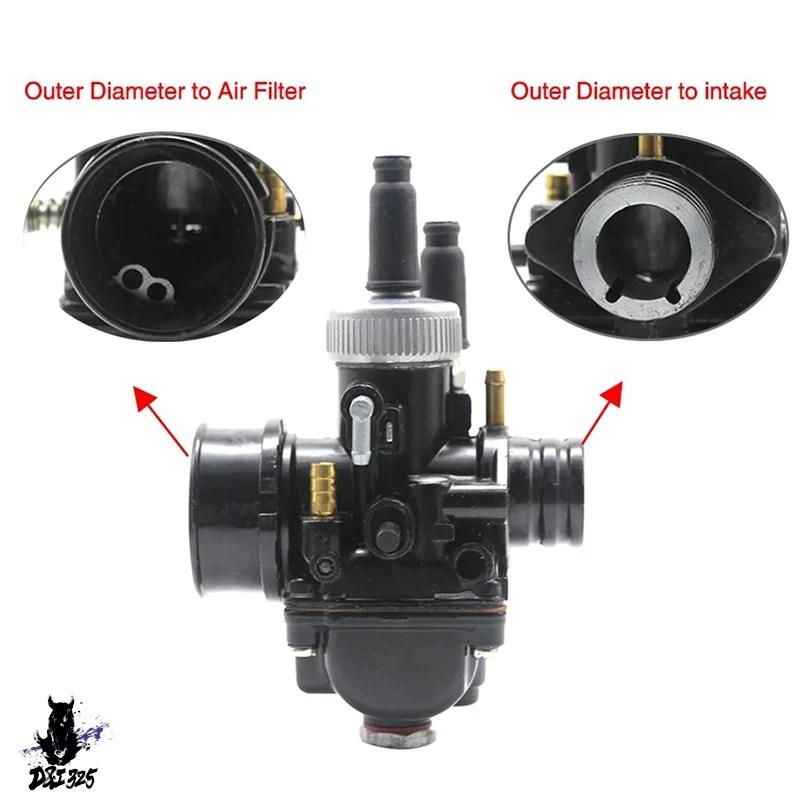 互換品】 3X バイクキャブレター PHBG 19 mmキャブレター 50-100Cc