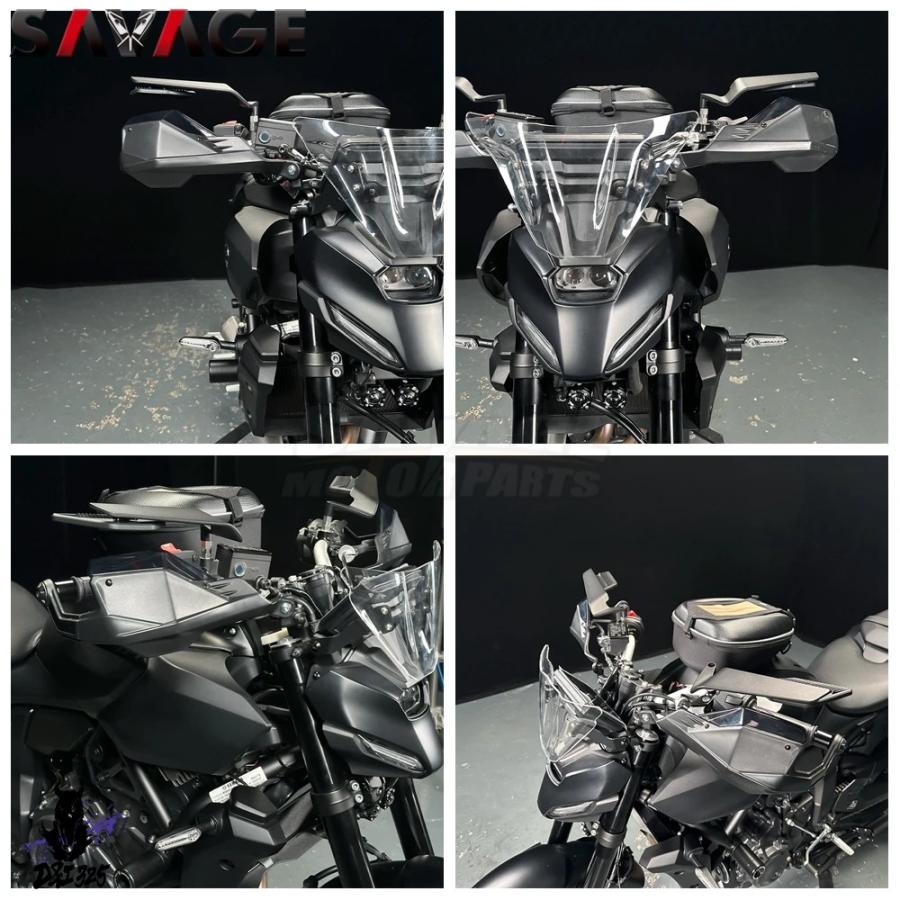 並行輸入品】 MT07 Y-AMT ハンドルバーハンドガードシールド ヤマハ MT