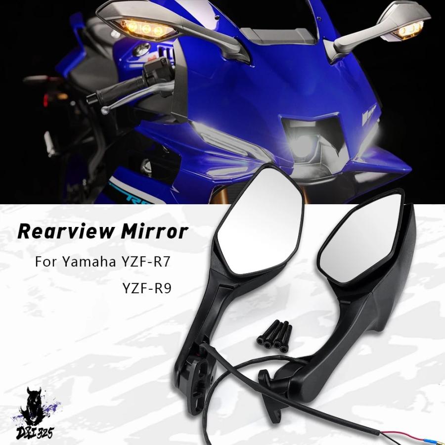 並行輸入品】 YZF-R9 バックミラーヤマハ YZF-R7 バイクアクセサリー