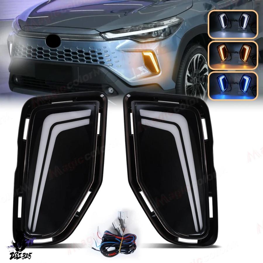 互換品】 トヨタ カローラクロス 2024 2025 LED DRL デイタイム