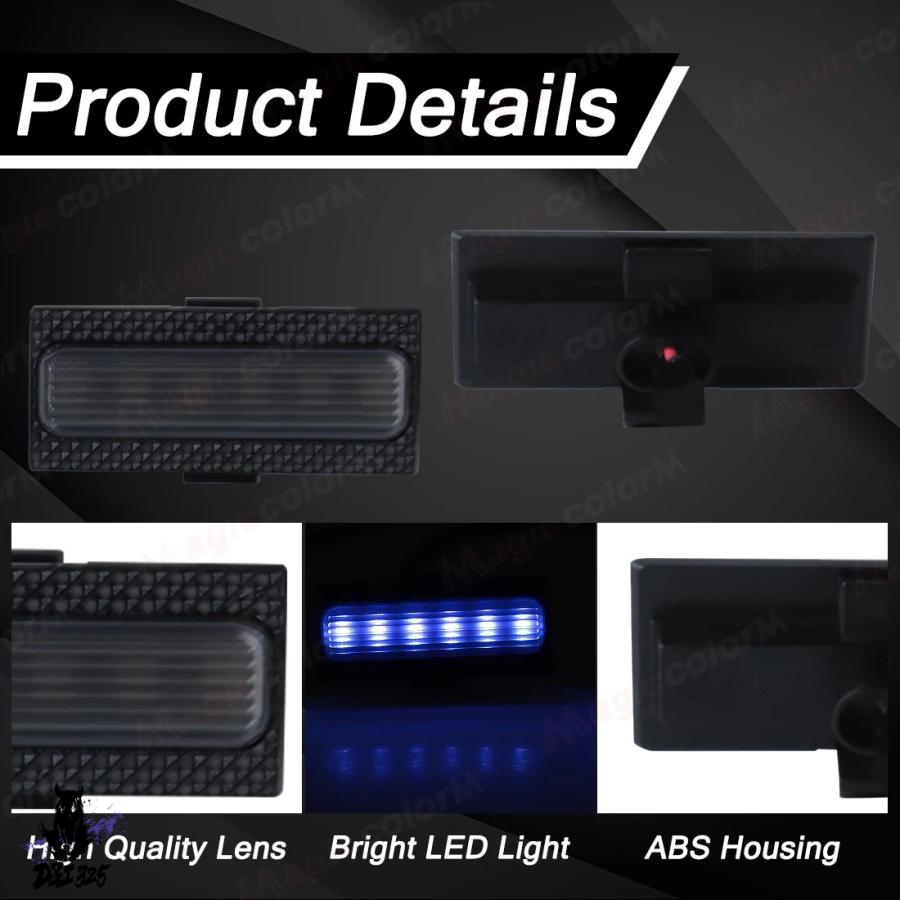 互換品】 ジープ・ラングラーJL 2024 2025 RGBグリルライト4個 LED