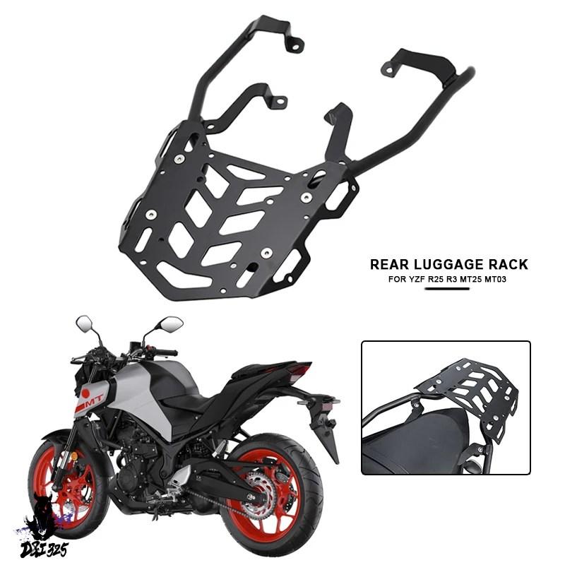 【互換品】 ヤマハ バイク バイク リアラゲッジラック トップケース ラックキャリア yzf r25 r3 MT-25 MT-03 2019 2023-2020 2021 2022_1