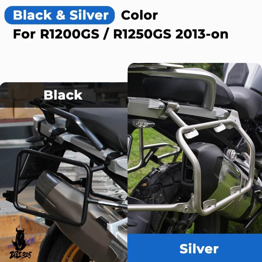 【互換品】 バイクキャリアセット サイドサポートラック BMW R1200GS R1250GS パニアラック キャリアキャリア取り付けブラケット対応の画像