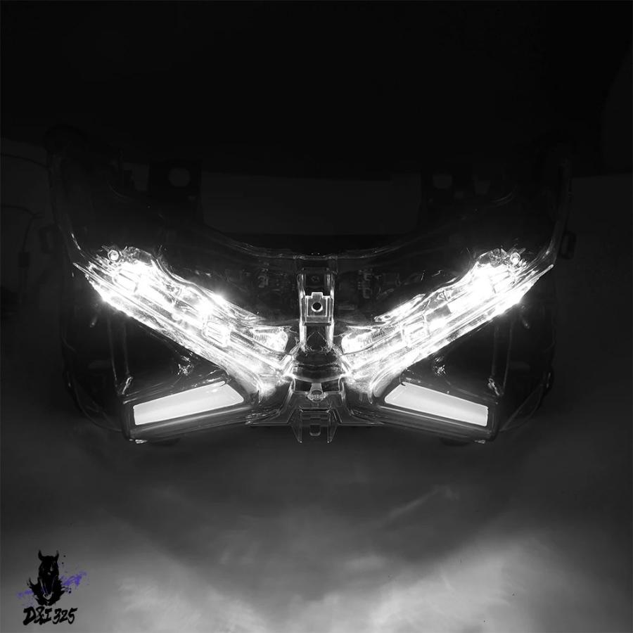 互換品】 ヤマハ Xmax300 XMAX250 2023-2025 バイク LEDヘッドライト