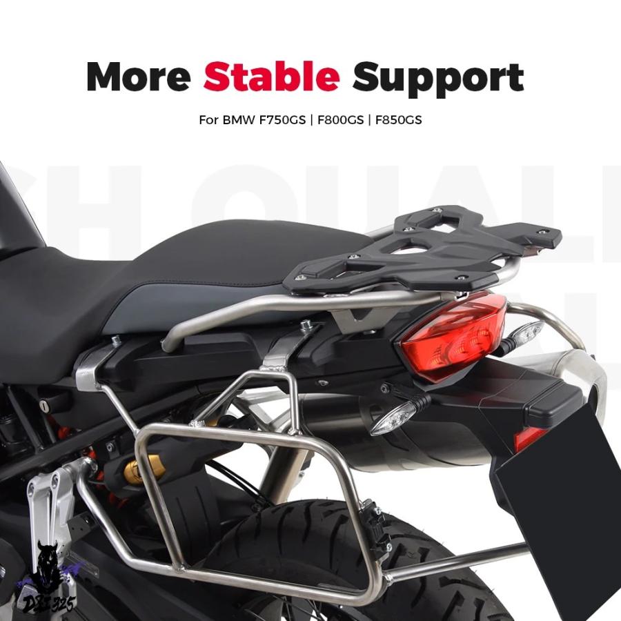 【互換品】 F850GS Adventure F750GS F 750 850 GS（2018-2023） ラゲッジテールラック バイク トップケース ラゲッジボックスブラケット カーゴラック