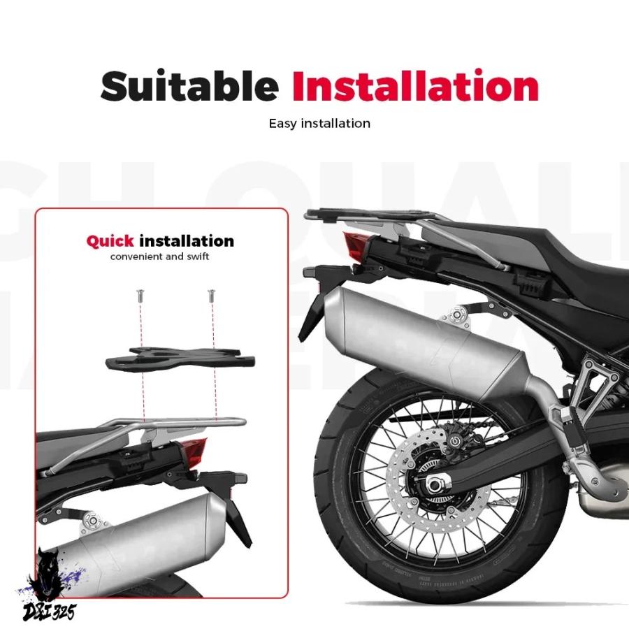 【互換品】 F850GS Adventure F750GS F 750 850 GS（2018-2023） ラゲッジテールラック バイク トップケース ラゲッジボックスブラケット カーゴラック