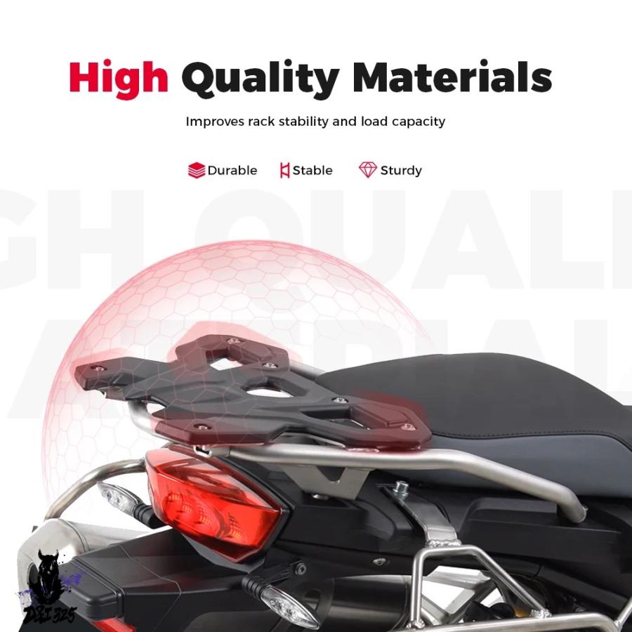 【互換品】 F850GS Adventure F750GS F 750 850 GS（2018-2023） ラゲッジテールラック バイク トップケース ラゲッジボックスブラケット カーゴラック