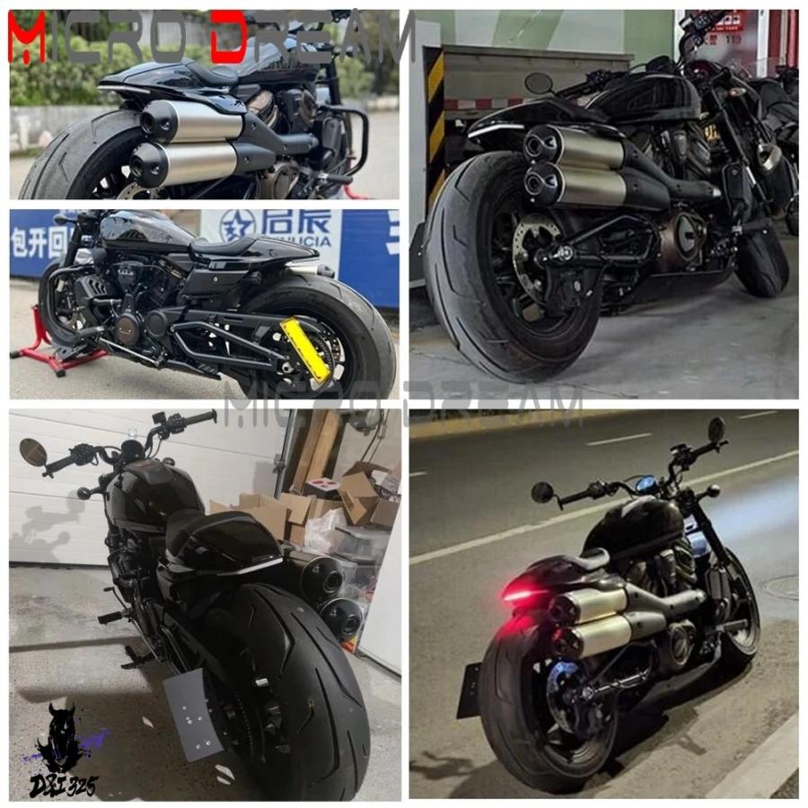 【互換品】 バイク バイク テールライト ハーレースポーツスター1250 rh1250s 2022-2024 LEDブレーキウィンカー_5